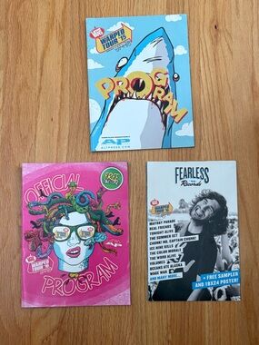 Vans Warped Tour program bundle - 2015, 2016, and Fearless Records